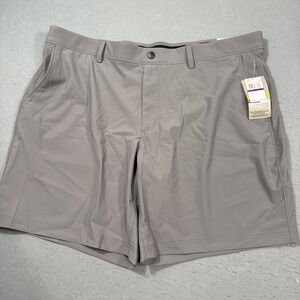 PGA Tour Men's Golf Shorts XXL GRAY Performance Stretch UPF 50 Moisture Wicking
